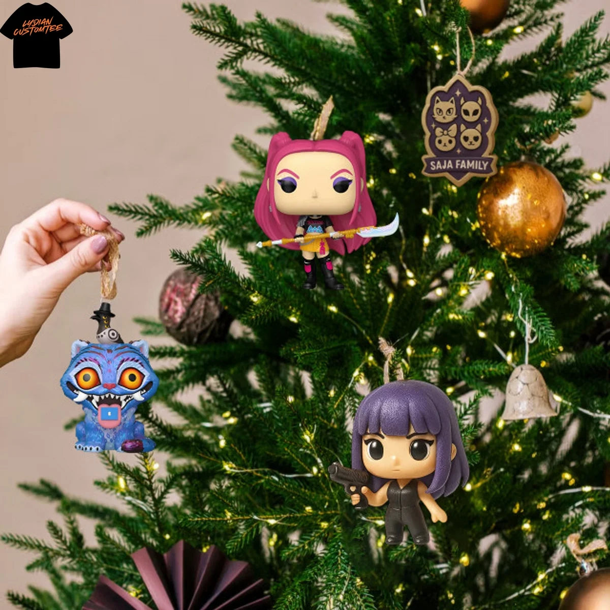 Kpop Demon Hunters 2025 Advent Calendar - Collectible Blind Box Set with Rumi Zoey Mira Characters, Holiday Gift